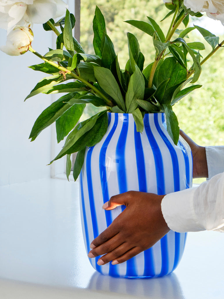 Juice vase, High Blue - 20x28 cm.